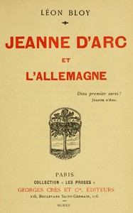 Cover of Jeanne d'Arc et l'Allemagne