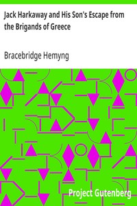 Cover of Jack Harkaway and His Son's Escape from the Brigands of Greece