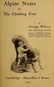 Cover of Alpine notes and the climbing foot