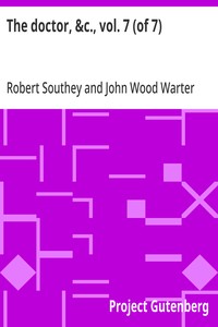 Cover of The doctor, &c., vol. 7 (of 7)