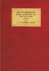 Cover of Quo vadimus? : $b Some glimpses of the future