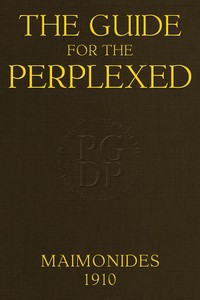 Cover of The guide for the perplexed