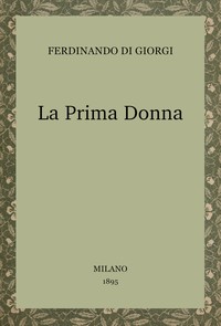 Cover of La prima donna