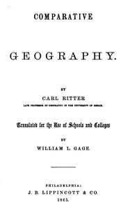 Cover of Comparative geography