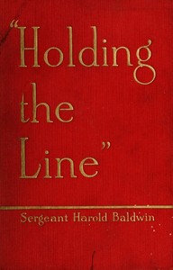 Cover of "Holding the line"