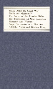 Cover of Music after the great war, and other studies