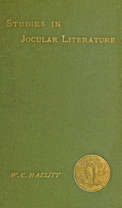 Cover of Studies in jocular literature : $b A popular subject more closely considered