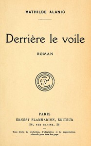 Cover of Derrière le voile : $b roman