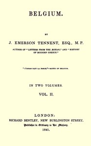 Cover of Belgium, Vol. 2 (of 2)