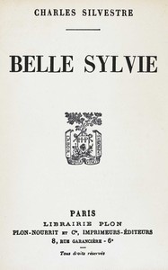 Cover of Belle Sylvie