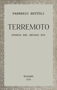 Cover of Terremoto : $b storia del secolo XVI