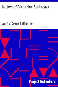 Cover of Letters of Catherine Benincasa