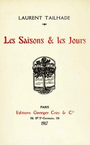 Cover of Les saisons & les jours