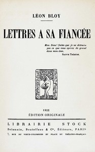 Cover of Lettres à sa fiancée