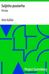 Cover of Suljettu puutarha : $b Runoja