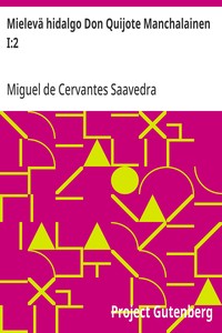 Cover of Mielevä hidalgo Don Quijote Manchalainen I:2