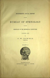 Cover of The Ghost-dance religion and the Sioux outbreak of 1890 : $b Fourteenth annual report of the Bureau of Ethnology, part 2.