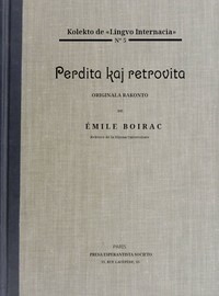 Cover of Perdita kaj retrovita : $b originala rakonto