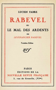 Cover of Rabevel, ou le mal des ardents, Volume 2 (of 3) : $b Le financier Rabevel