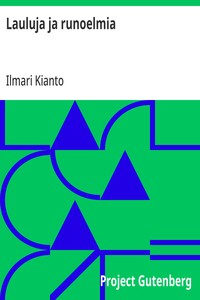 Cover of Lauluja ja runoelmia
