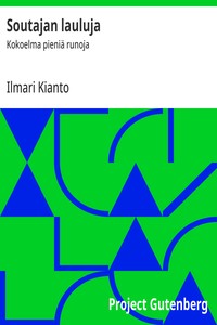Cover of Soutajan lauluja : $b Kokoelma pieniä runoja