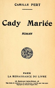 Cover of Cady mariée : $b roman