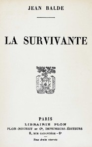 Cover of La survivante
