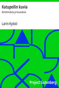 Cover of Katupeilin kuvia : $b Kertomuksia ja kuvauksia