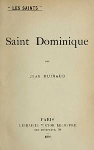 Cover of Saint Dominique