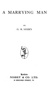 Cover of A marrying man