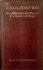 Cover of Cagliostro : $b The splendour and misery of a master of magic