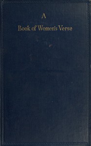 Cover of A book of women's verse
