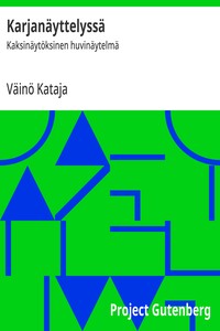 Cover of Karjanäyttelyssä : $b Kaksinäytöksinen huvinäytelmä