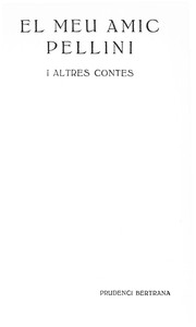 Cover of El meu amic Pellini i altres contes