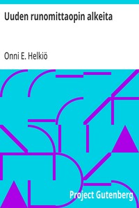 Cover of Uuden runomittaopin alkeita