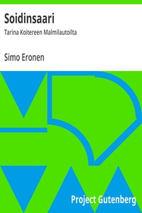 Cover of Soidinsaari : $b Tarina Koitereen Malmilautoilta