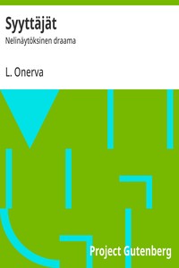 Cover of Syyttäjät : $b Nelinäytöksinen draama