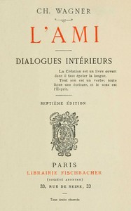 Cover of L'ami : $b dialogues intérieurs