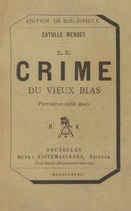 Cover of Le crime du vieux Blas