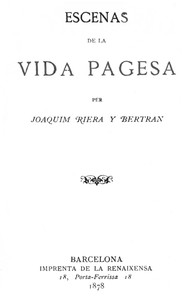 Cover of Escenas de la vida pagesa