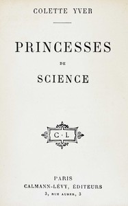 Cover of Princesses de science