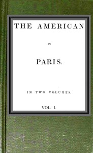 Cover of The American in Paris; vol. 1 of 2