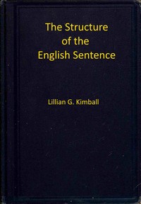 Cover of The structure of the English sentence