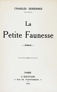 Cover of La petite faunesse : $b roman