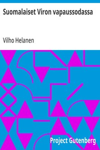 Cover of Suomalaiset Viron vapaussodassa