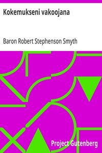 Cover of Kokemukseni vakoojana