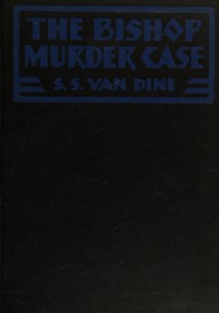 Cover of The Bishop murder case