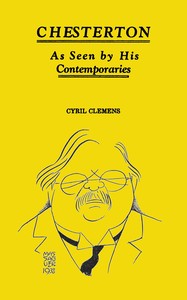Cover of Chesterton, as seen by his contemporaries
