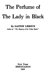 Cover of The perfume of the lady in black