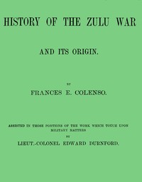 Cover of History of the Zulu war and its origin